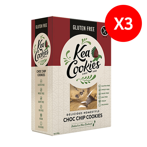 [케아] 뉴질랜드 인기 클래식 초코칩 쿠키 250g X3