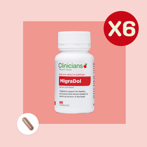 클리니션스 미그라돌 비타민B2 마그네슘 60정 X6