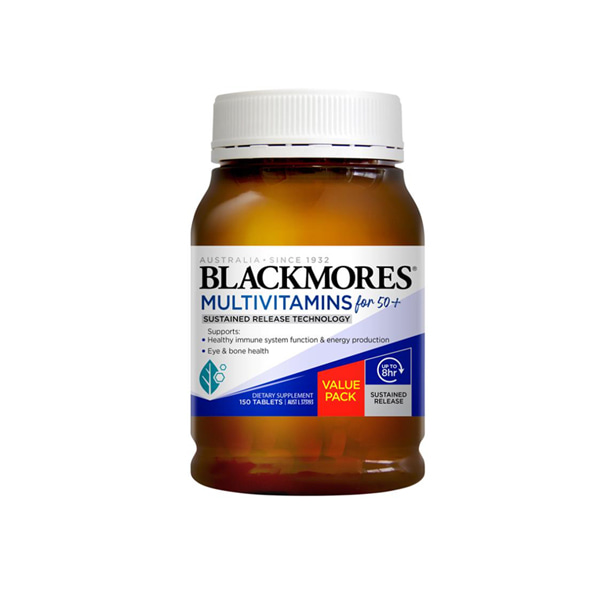 블랙모어스 멀티비타민 50세이상 150정(작은알)